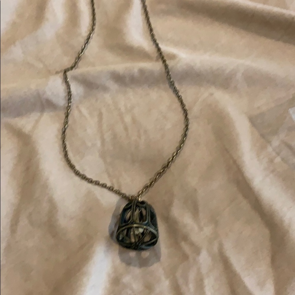 Bird cage necklace